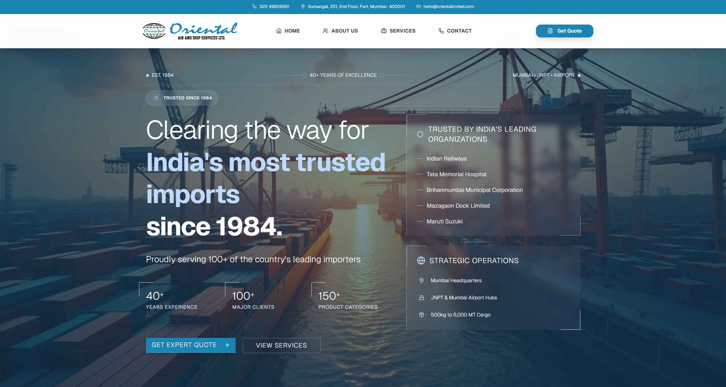 Oriental Air & Ship Services – Import Clearing & Forwarding