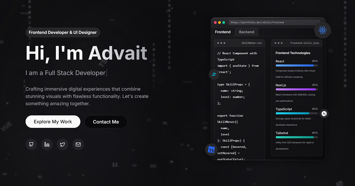 Advait | Web Developer Portfolio